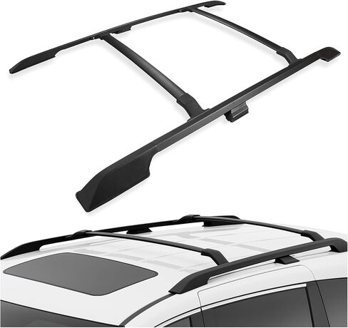 Hecasa Rooftop Cross Bar & Side Rails متوافقة مع 2011-2017 Honda Odyssey Luggage Rack 150 رطل الألومنيوم 4pcs in Saudi Arabia