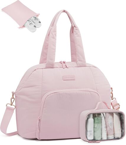 حقيبة Lovevook Gym for Women 3pcs Buffer Duffle Bag للسفر Soprt Workender و Tote بين عشية وضحا in Kuwait