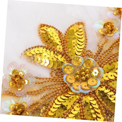 Golden Lace Wedding Fan Hand Fan Delicate Plume for Bride for Wedding Guests in Saudi Arabia