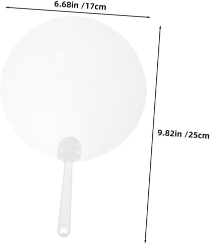 Cabilock 8pcs Flant Handheld Fans للطلاء DIY و Graffiti لحفلات الزفاف والمشاريع الفنية خفيفة الوزن ومحمول لوازم الأحداث والاحتفالات in Saudi Arabia