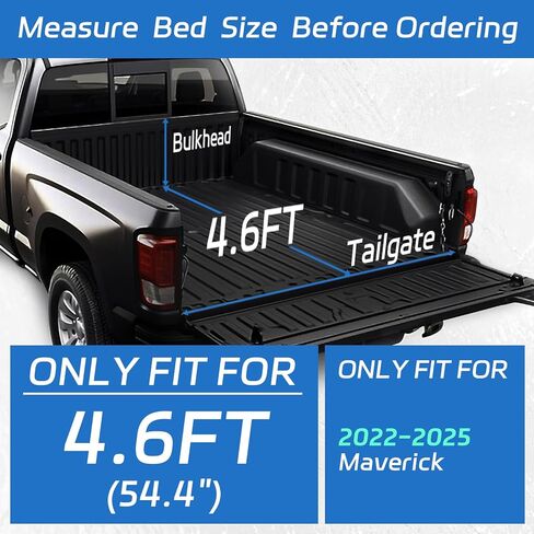 PZ Soft Roll Truck Bed Tonneau Cover for Ford Ranger 1993-2004 Flareside/Stepside 6 ft 72 "Width 45.87" in Saudi Arabia