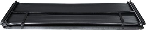 Pensun 8ft Soft Tri-Fold Bed Bed Tonneau Cover Fit for 2002-2023 Dodge Ram 1500 2500 3500 ، Black Pickup Tonneau Cover in Kuwait