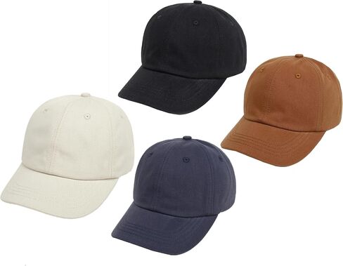 Toddler Baseball Hat Kids Boys Girls Adjustable Washed Cotton Baseball Cap in Kuwait