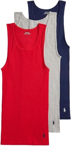 Polo Ralph Lauren Men's Classic Cotton Cotton Tank Lundershirt 3 Pack in Saudi Arabia