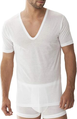 Zimmerli Royal Classic Deep V-Neck T-Shirt (2528124) in Saudi Arabia