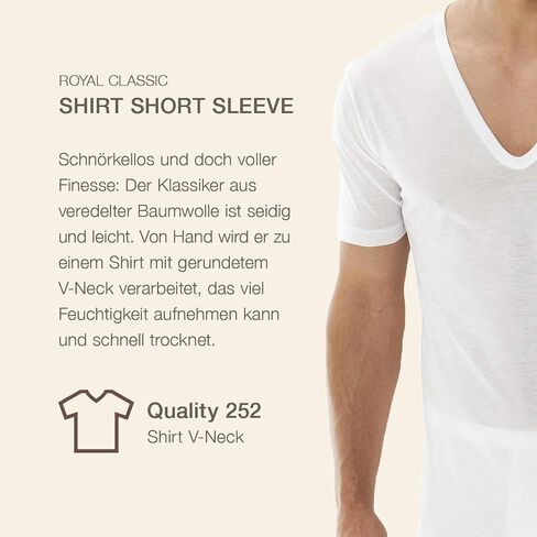 Zimmerli Royal Classic Deep V-Neck T-Shirt (2528124) in Saudi Arabia