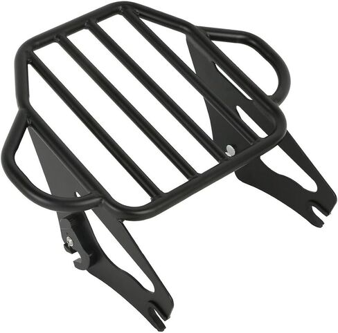 Black Detachable 2-Up Rack Rack Tour Pak لـ CVO 14-21 لطريق CVO 18-22 لـ CVO TRI 20-22 لـ Electra 09-22 لـ Electra Low 15-16 للطريق 09-22 in Saudi Arabia