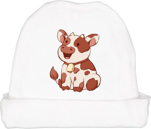 inktastic Cute Cow Baby Beanie Hat in Saudi Arabia