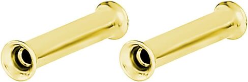 Satix 2-8pcs مقاييس الأذن ، أنفاق الأذن ، أنفاق الأذنين ، 12g-2 بوصة من الفولاذ الجراحي PVD الانتهاء من مقابس نفق مزدوجة مزدوجة الأبعاد الثقب in Kuwait