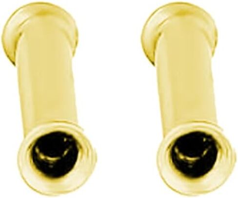 Satix 2-8pcs مقاييس الأذن ، أنفاق الأذن ، أنفاق الأذنين ، 12g-2 بوصة من الفولاذ الجراحي PVD الانتهاء من مقابس نفق مزدوجة مزدوجة الأبعاد الثقب in Kuwait