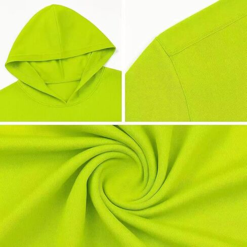 High Visibility UPF 50+ Lightweight Long Sleeve Hoodie Quick Dry 4 Way Stretch for Work Outdoor in Saudi Arabia