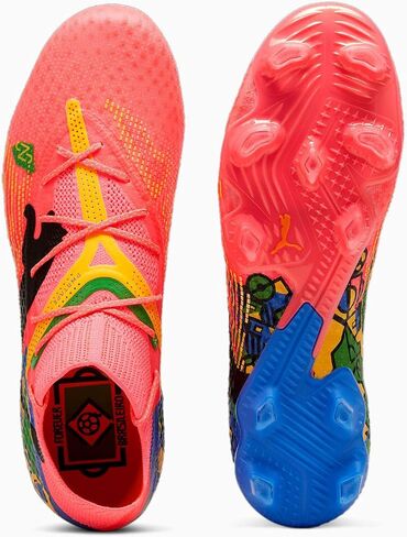 Puma Mens NMJ X Future 7 Ultimate Groundartectial Cootcer Cleats المرابط ، الأرضية الصلبة - الوردي - الحجم 10 م in Kuwait