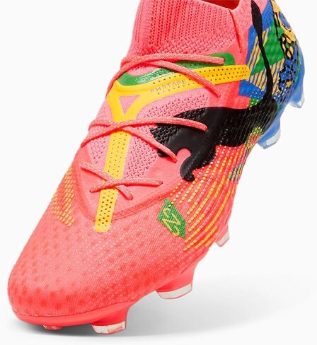 Puma Mens NMJ X Future 7 Ultimate Groundartectial Cootcer Cleats المرابط ، الأرضية الصلبة - الوردي - الحجم 10 م in Kuwait