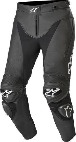 Alpinestars Track V2 Leather Men's Street Motorcycle Pants - Black / 56 in Saudi Arabia