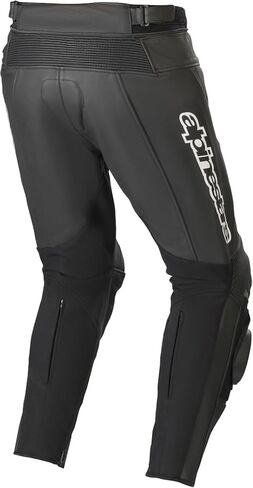 Alpinestars Track V2 Leather Men's Street Motorcycle Pants - Black / 56 in Saudi Arabia
