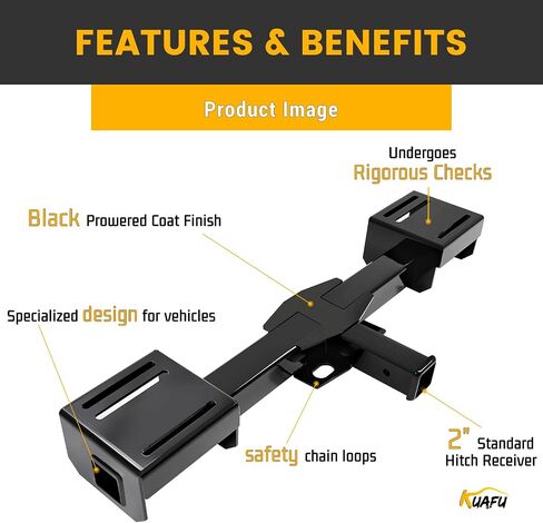 Kuafu Class 4 Trailer Hitch 2 "TREATIVER TUBE متوافق مع Stahl Challenger & Grand Challenger Towing Hitch Receiver in Saudi Arabia