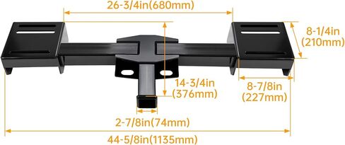 Kuafu Class 4 Trailer Hitch 2 "TREATIVER TUBE متوافق مع Stahl Challenger & Grand Challenger Towing Hitch Receiver in Saudi Arabia