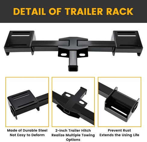 Kuafu Class 4 Trailer Hitch 2 "TREATIVER TUBE متوافق مع Stahl Challenger & Grand Challenger Towing Hitch Receiver in Saudi Arabia