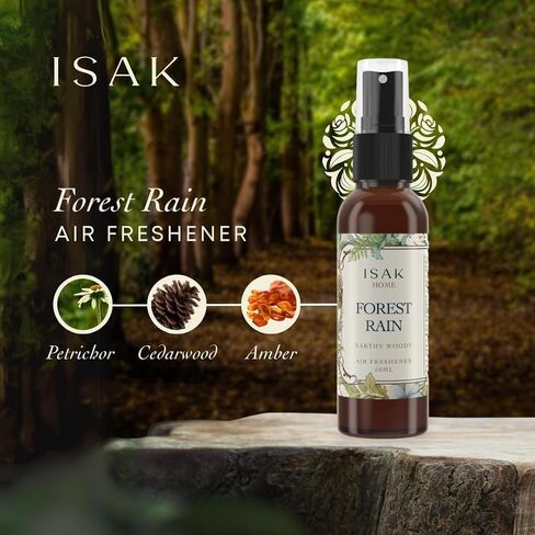 Forest Rain Air Freshener Room Spray for Home Spray for Good woody Smell of Morning Rains in a Forest, Enhance Mood, Scented Air Freshener used on Curtains, Cushions, Fabric Wall - 1.69 OZ in Saudi Arabia