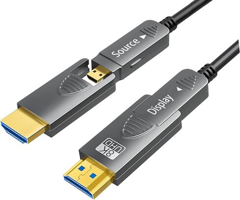 0.3m / 1ft 8K HDMI 2.1 Cable High Speed 48Gbps, Type A to A, Ultra Thin, Hyper Super Flexible Slim Cord, Diameter<3.6mm, eARC, for PS5, Xbox One, NS, GH5S, 8KUHD TV, Camera in Saudi Arabia