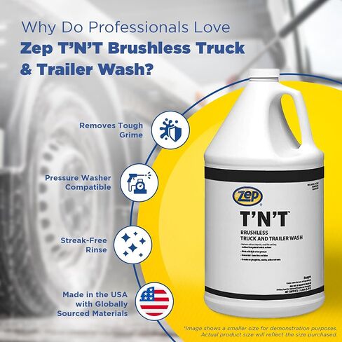Zep Brushless T'n Not Truck and Trailer Wash - 5 Gallon (1 Pail) 37635 in Kuwait
