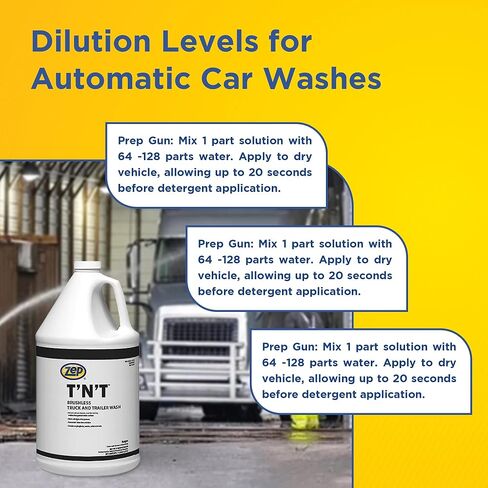 Zep Brushless T'N'T Truck and Trailer Wash - 5 Gallon (1 Pail) 37635 in Kuwait