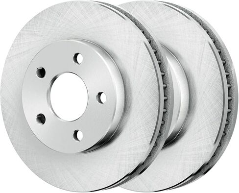 AutoShack Brake Rotors Front Brake Rotor Replacement Kit for 1999-2004 Jeep Grand Cherokee 4.0L 4.7L V8 4WD AWD RWD R6120PR in Kuwait