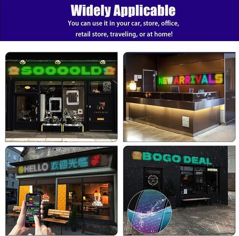 2 Pack 23.6"x4.72" LED Devil Eyes Light Sign for Cars, Truck Windshield LED Eyes, Programmable via App/Remote Control, USB-Powered Flexible Panel, Custom Dynamic Patterns for SUVs, Medium Trucks in Saudi Arabia