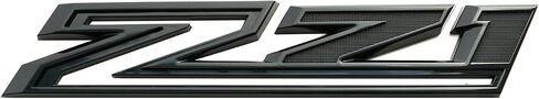 2 Pack 2019-2025 Z71 شارات الشاشة الجانبية متوافقة مع Silverado Z71 Parts 84632695 (Black Black) in Kuwait