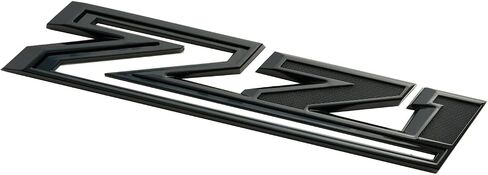 2 Pack 2019-2025 Z71 شارات الشاشة الجانبية متوافقة مع Silverado Z71 Parts 84632695 (Black Black) in Kuwait