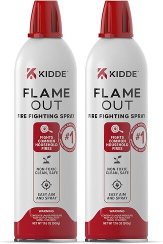 رذاذ Kidde Flame Out Fire Five ، 17.6 أوقية ، للاستخدام المنزلي ، والمطابخ ، والمساكن ، والشقق in Kuwait