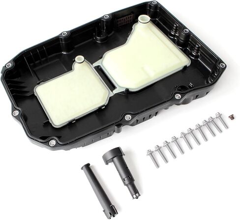 Transmission Oil Pan Sump w/Drain Plug Fit for Mercedes-Benz 2017-2018 C300 C350e AMG CLS400 W218 E300 E400 GLC43 X253 GLS550 X166 S550 S600 W222 S63 S65 SL65 SLC300 SLC43 7252703707 in Saudi Arabia