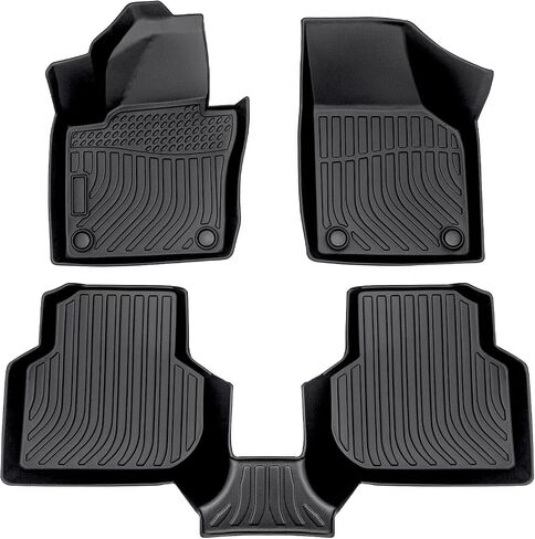 Cartist Custom Fit for Floor Mats Mini Countryman F60 2017-2024 (Not for Manual Transmission) All Weather Floor Liners Front & 2nd Two Rows TPE Floor Mat in Saudi Arabia