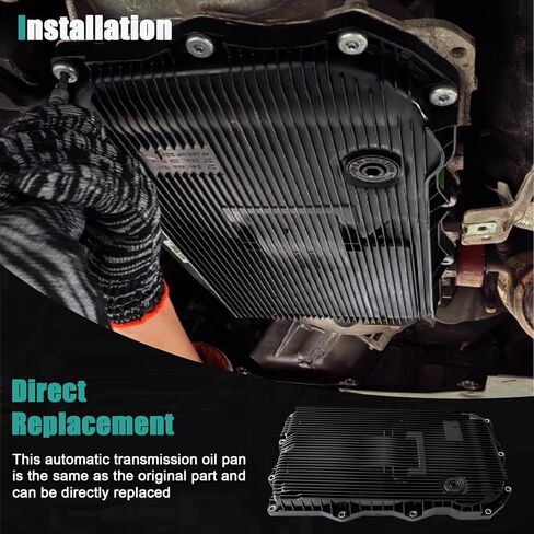 265-850 مقلاة زيت ناقل الحركة مع قابس وتصريف حشية ومسامير متوافقة مع RAM 1500 2500 3500/Jeep Grand Cherokee/Dodge Durango Challenger Charger/Chrysler 300 ، 8 سرعات ناقل حركة أوتوماتيكي in Saudi Arabia