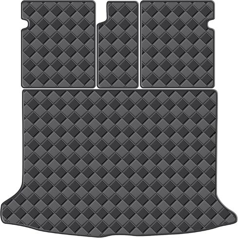 Cargo Mat & Backrest Mats for 2024 Chevy Trax/ 2024 Buick Envista Accessories, All Weather Waterproof Rear Cargo Liner Rear Trunk Liner Back Seat Cover Protector in Saudi Arabia