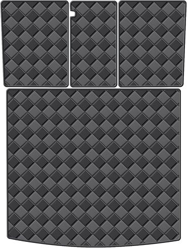 Cargo Mat & Backrest Mats for 2024 Chevy Trax/ 2024 Buick Envista Accessories, All Weather Waterproof Rear Cargo Liner Rear Trunk Liner Back Seat Cover Protector in Saudi Arabia