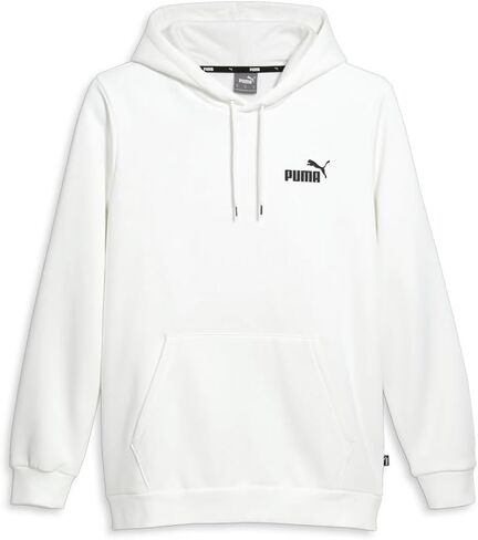 PUMA Mens Essentials Small Logo Hoodie Casual Outerwear Casual - White - Size M in Saudi Arabia