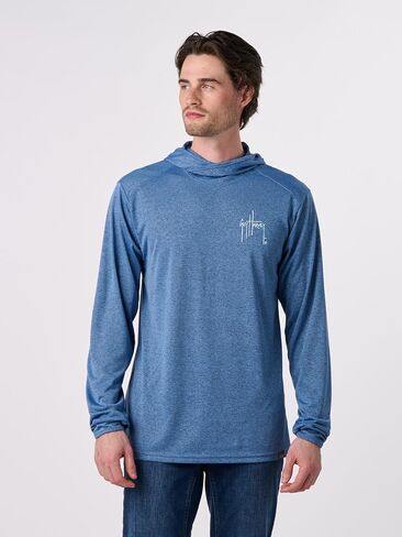 Guy Harvey Men's Men's Polyester Graphic Hoodie in Saudi Arabia