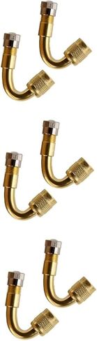 8 PCS 135 محول الدراجة امتداد محول تمديد صمام الصمام الزاوية اليمنى صمام دراجة نارية صمام الدراجة محول إطار الهواء تشاك 90 درجة إطارات دراجة السيارة in Kuwait