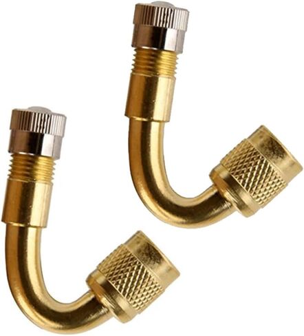 8 PCS 135 محول الدراجة امتداد محول تمديد صمام الصمام الزاوية اليمنى صمام دراجة نارية صمام الدراجة محول إطار الهواء تشاك 90 درجة إطارات دراجة السيارة in Kuwait