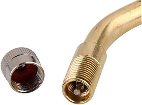 8 PCS 135 محول الدراجة امتداد محول تمديد صمام الصمام الزاوية اليمنى صمام دراجة نارية صمام الدراجة محول إطار الهواء تشاك 90 درجة إطارات دراجة السيارة in Kuwait