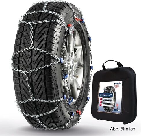 pewag RSV 80 servo 3.55mm Square Link Pattern Tire Chain in Kuwait