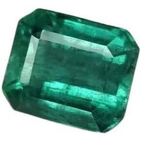 9.10 Ct Natural Green Colombian Emerald Certified Emerald Cut Loose AAA Gemstone for jewelry making in Saudi Arabia