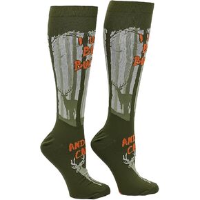 Crazy Dog T-Shirts Funny Mens Compression Socks Rugged High Socks with Tools Sports and More Compression Socks For Men in Saudi Arabia
