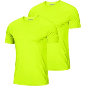 Magcomsen 2 Pack Men Short Sleeve Dry Fit Draytic Terts UPF 50+ تشغيل صالة ألعاب رياضية قمامة رطوبة الفتل القمصان التبريد in Kuwait