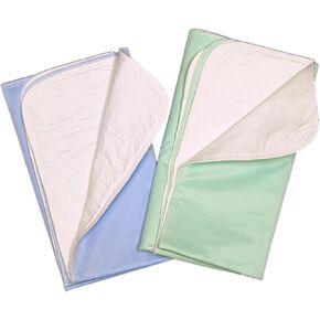 2 Pack Bed Pad Washable Incontinence Underpad - Absorbent Urinary Protection 32 x 34 in Kuwait