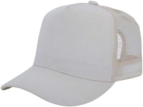 12 Pack 5 Panel Trucker Hats, Mesh Back Baseball Caps for Men and Women, Hats in Bulk in Saudi Arabia