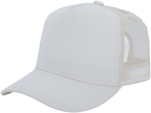 12 Pack 5 Panel Trucker Hats, Mesh Back Baseball Caps for Men and Women, Hats in Bulk in Saudi Arabia