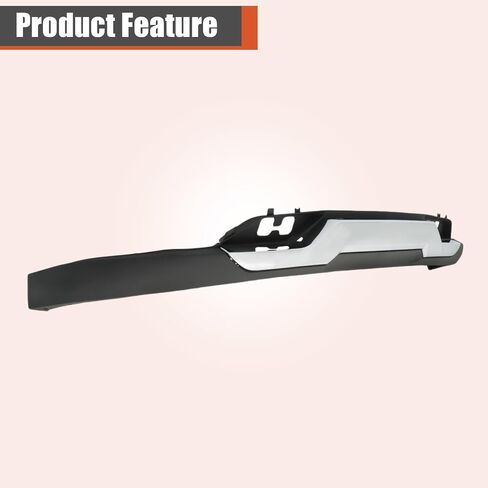 labwork Primed Plastic Front Lower Bumper Valance with Chrome Skid Plate with Tow Hook Holes Set Replacement for Silverado 1500 with Z71 2016-2019 84029815 23243083 in Saudi Arabia