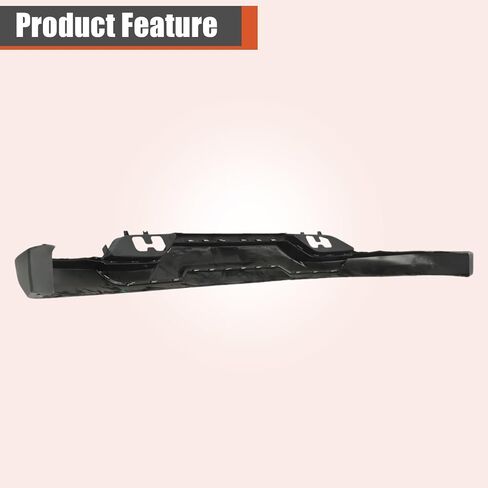 labwork Primed Plastic Front Lower Bumper Valance with Chrome Skid Plate with Tow Hook Holes Set Replacement for Silverado 1500 with Z71 2016-2019 84029815 23243083 in Saudi Arabia
